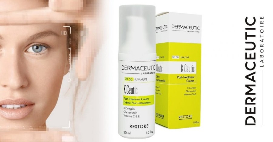  DERMACEUTIC K CEUTIC Laboratoire atkuriamasis, maitinamasis dieninis veido kremas su SPF 50 250ml