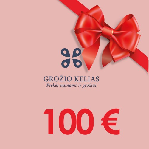 Dovanų kuponas 100 eurų vertės