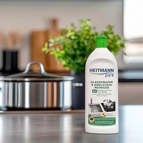 HEITMANN stiklo keramikos ir nerūdijančio plieno valiklis 250 ml