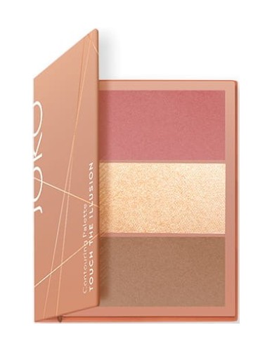 Joko Touch The Illusion Contouring Palette Peach kontūravimo paletė