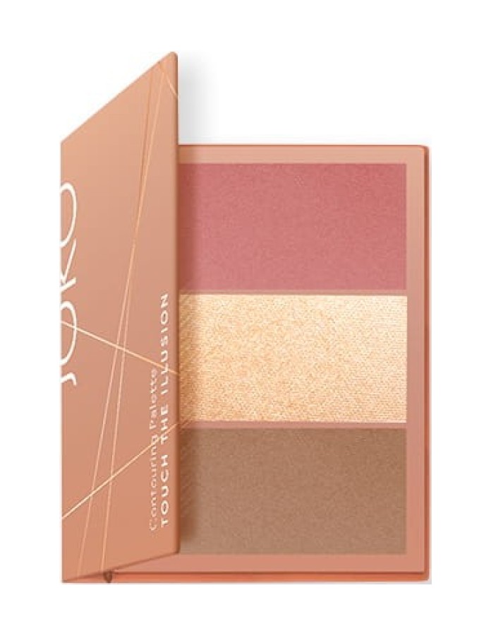 Joko Touch The Illusion Contouring Palette Peach kontūravimo paletė