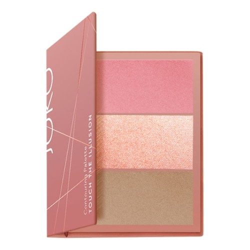 Joko Touch The Illusion Contouring Palette Pink kontūravimo paletė