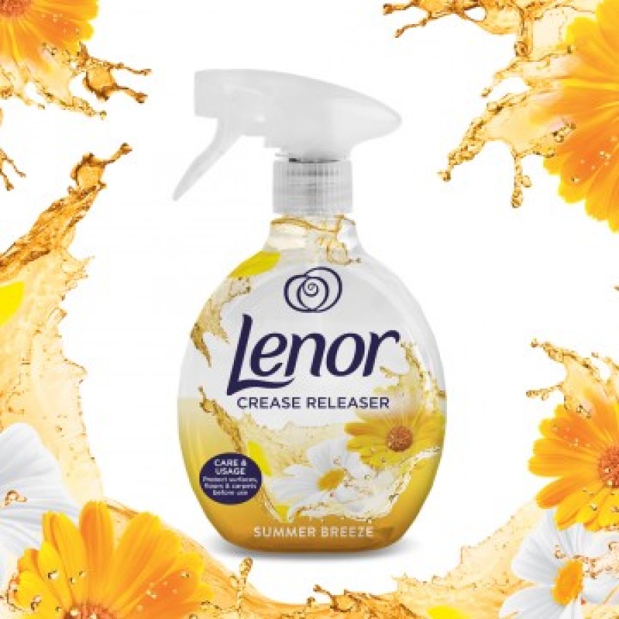 LENOR CREASE RELEASE SUMMER BREEZE purškiklis audinių raukšlėms naikinti 500ml