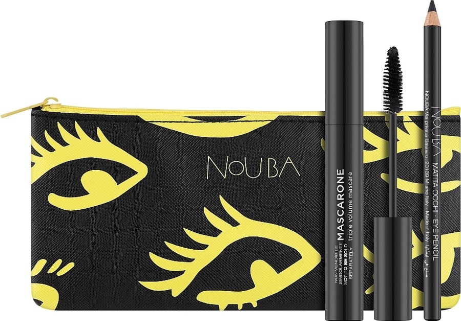 NOUBA Eye-Mazing Mascarone akių blakstienų tušo dovanų rinkinys