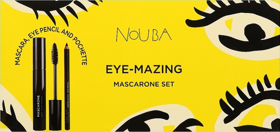 NOUBA Eye-Mazing Mascarone akių blakstienų tušo dovanų rinkinys