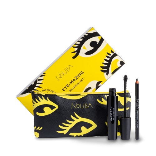 NOUBA Eye-Mazing Mascarone akių blakstienų tušo su pieštuku dovanų rinkinys