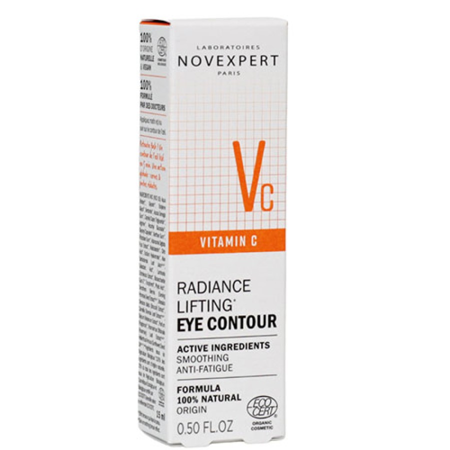 NOVEXPERT stangrinamasis paakių kremas su vitaminu C 15ml