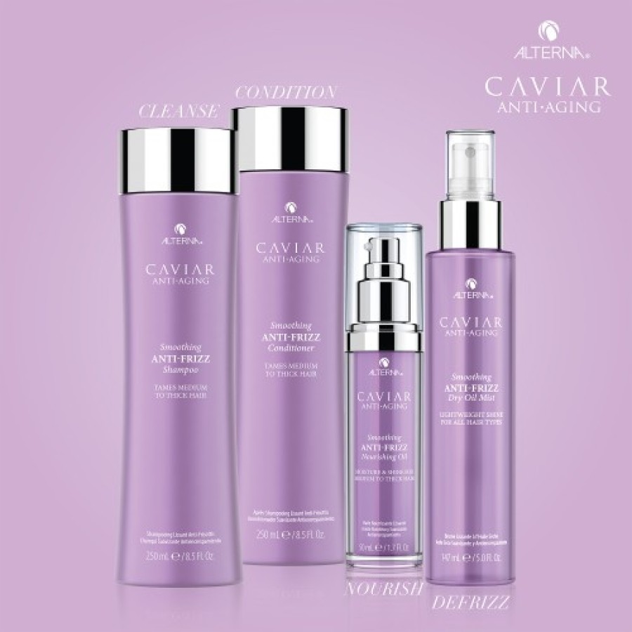 Alterna Caviar Anti-Frizz Omega Dry Oil Mist glotninamasis sauso aliejaus purškalas plaukams 147ml