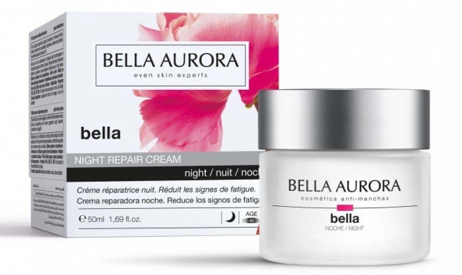 Bella Aurora Bella Anti-Aging naktinis kremas atkuriamoji procedūra 50ml