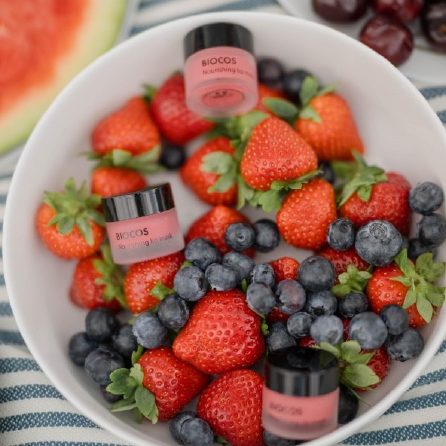 Biocos maitinanti lūpų kaukė MINTED KISS 7ml