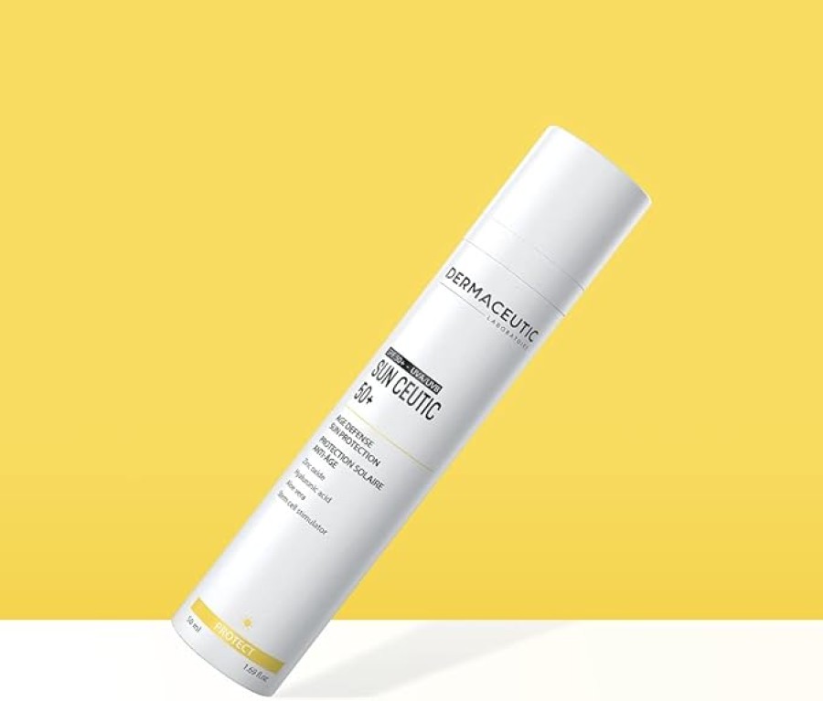 DERMACEUTIC Sun Ceutic 50+ Age Defense Sun Protection SPF50 Jauninantis su apsauga nuo saulės kremas 50ml DERMACEUTIC Sun Ceutic 50+ Age Defense Sun Protection SPF50 Jauninantis su apsauga nuo saulės kremas 50ml