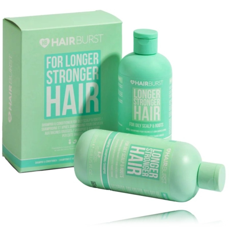 Hairburst Shampoo For Longer Stronger Hair For Oily Scalp And Roots plaukų šampūnas riebiai galvos odai ir plaukų šaknims 350ml