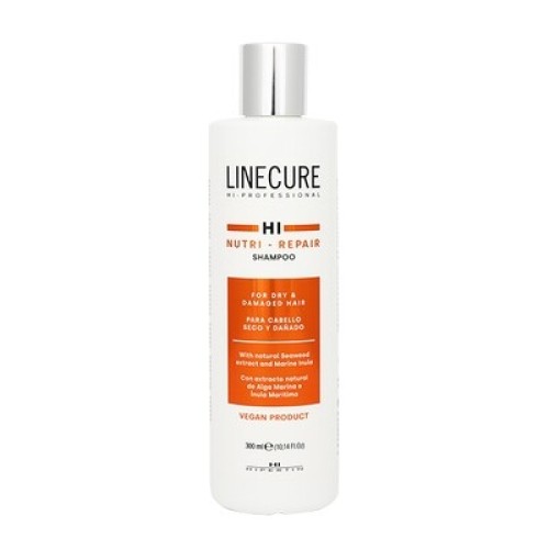 HIPERTIN Linecure Hi Nutri Repair šampūnas sausiems ir pažeistiems plaukams 300ml