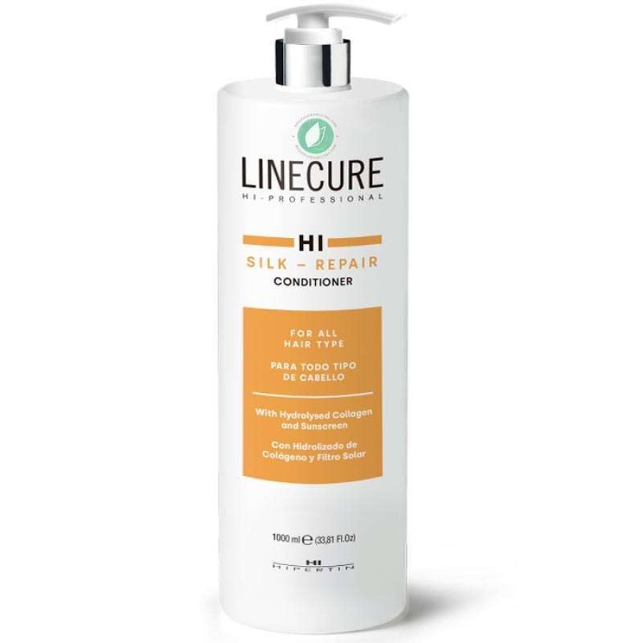 HIPERTIN Linecure Silk Repair atstatomasis plaukų priežiūros kondicionierius su UV filtru 1000ml