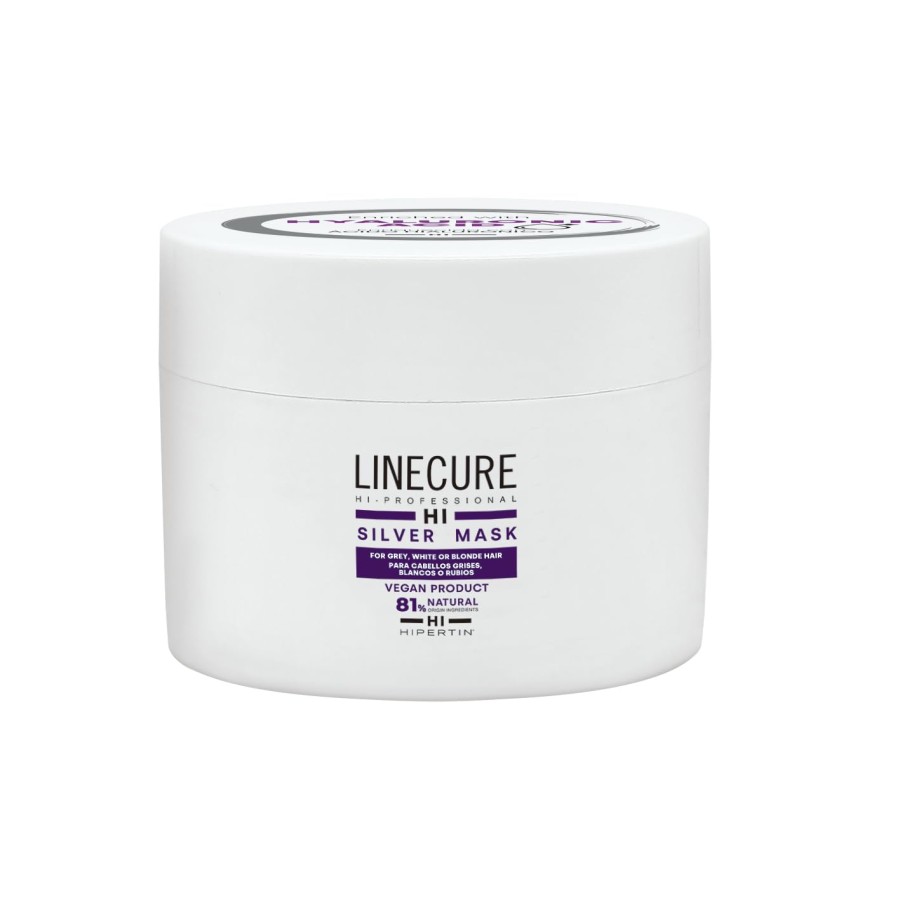 HIPERTIN Linecure Silver Mask plaukų kaukė nuimanti geltonus ir žalvarinius atspalvius 250ml