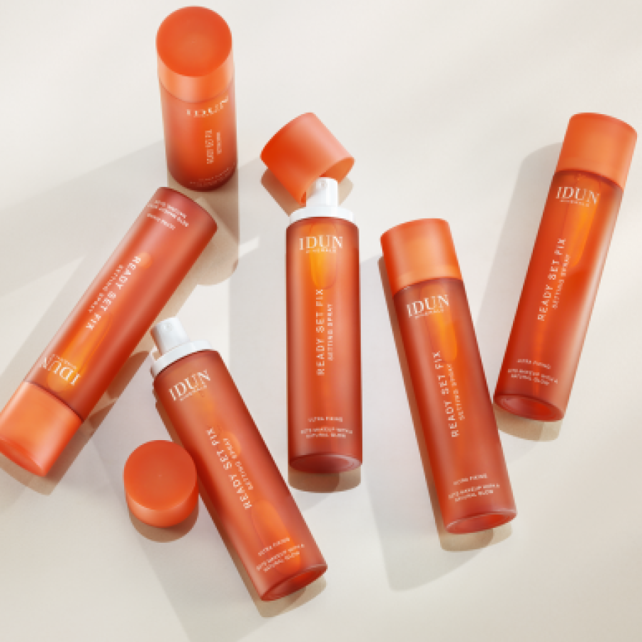 IDUN Minerals fiksuojamasis veido purškiklis READY SET FIX 50ml