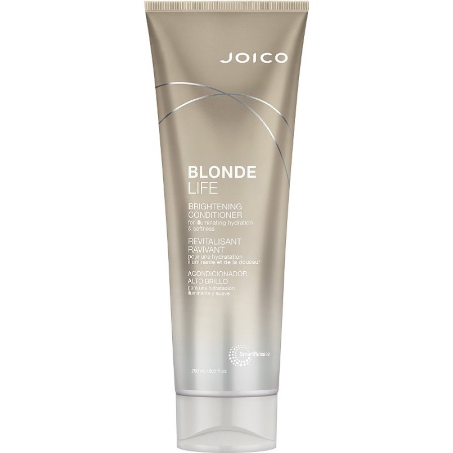 Joico Blonde Life Brightening kondicionierius šviesiems plaukams suteikiantis ypatingą spindesį 250ml.