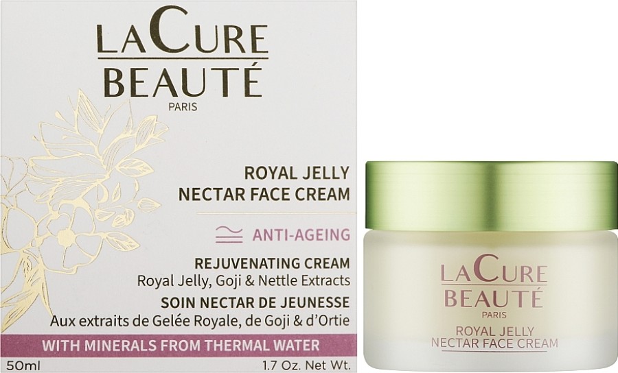 LaCure Beaute Royal Jelly Nectar veido kremas brandžiai odai dienai ir nakčiai 50ml