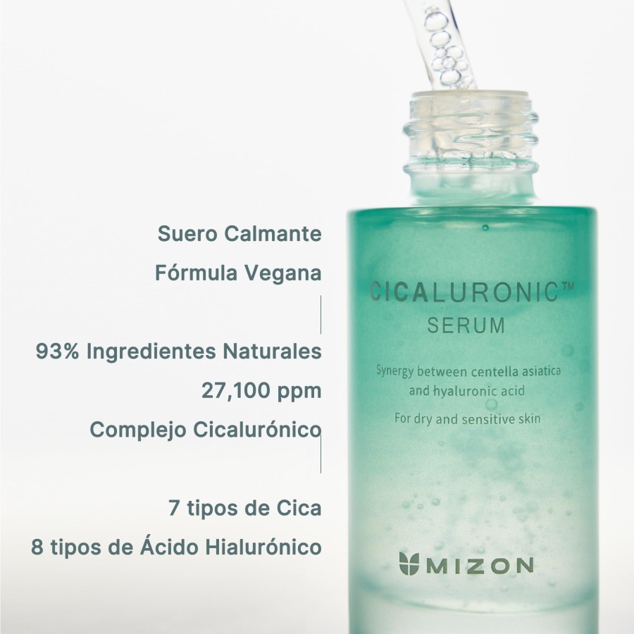 Mizon Cicaluronic serumas veidui su hialurono rūgštimi sausai, jautriai odai 30ml