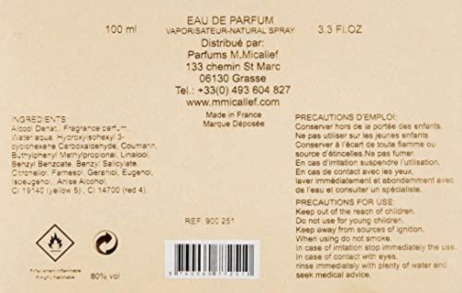 M.Micallef Nectar Jewels Collection Royal Muska 100ml