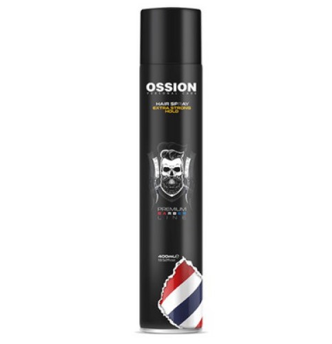 Morfose Ossion Premium Barber Extra Strong Hold plaukų lakas 400ml