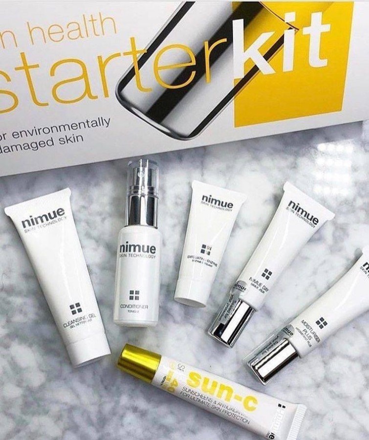 Nimue SKIN TECHNOLOGY Skin health Starter kit greitai atstatantis pažeistos odos pradinis paketas