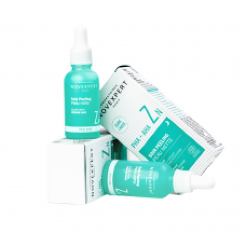 Novexpert šveičiamasis naktinis serumas į bėrimus linkusiai odai su AHA ir PHA rūgštimis 30ml