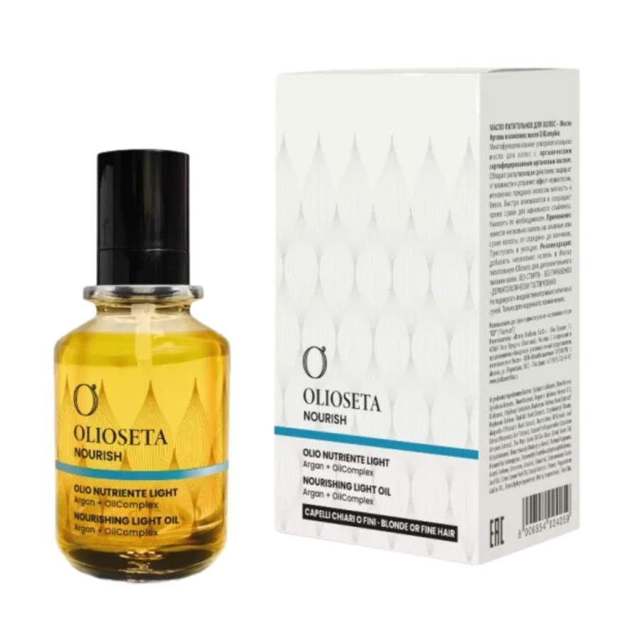 OLIOSETA NOURISHING LIGHT OIL lengvas maitinantis aliejus 30ml