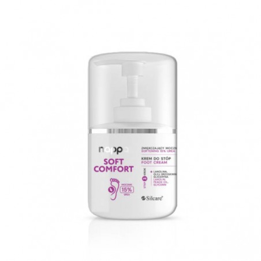 Silcare NAPPA Smooth Comfort pėdų kremas su šlapalu 15% 250ml