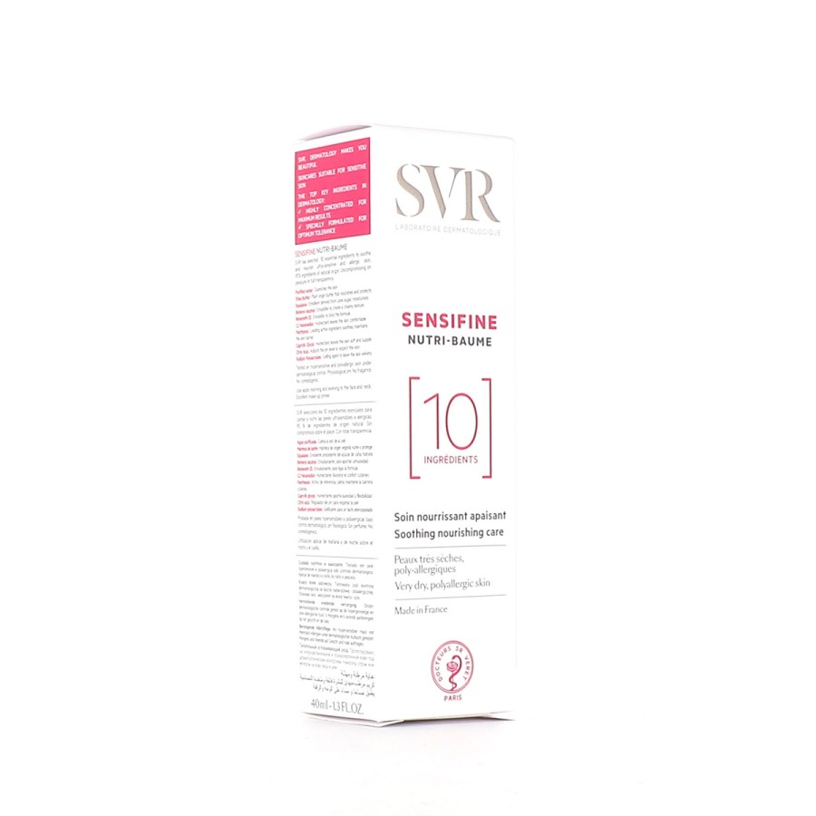 SVR Sensifine Nutri-Baume 10 Soothing Treatment 40 drėkinantis kremas jautriai veido odai 40ml