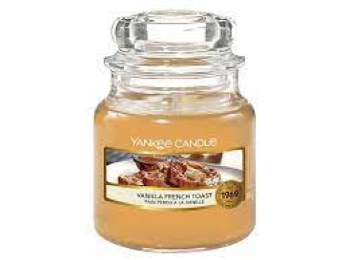 Yankee Candle maža žvakė stiklainyje Vanilla French Toast 104g